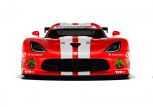 Dodge Viper GTS-R Red and White 2014 года